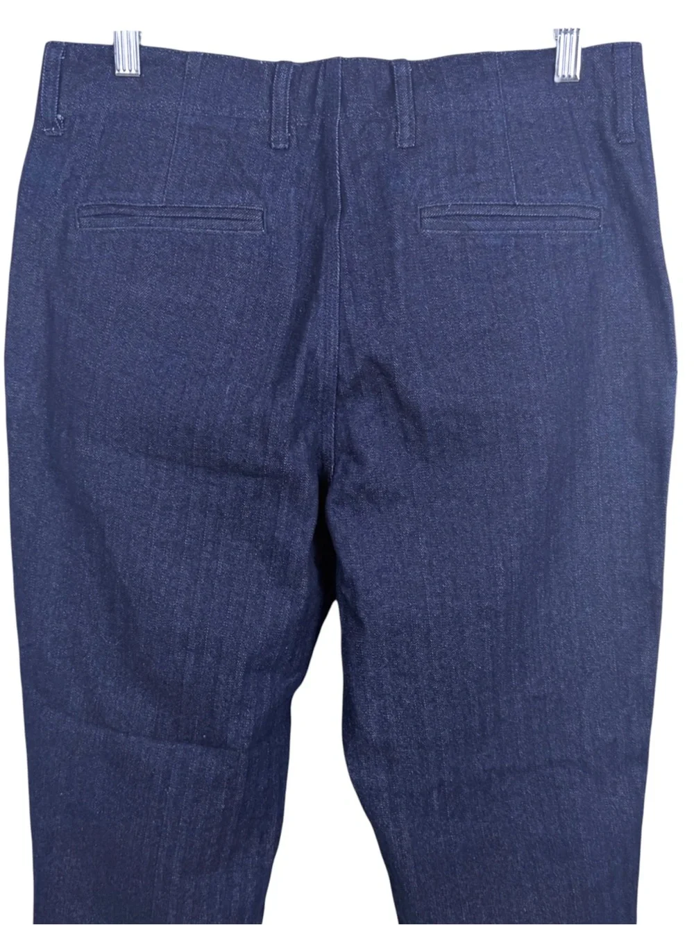 Taylor Stitch Morse Pant Washed Indigo Stripe Organic Cotton Tailored 32x34